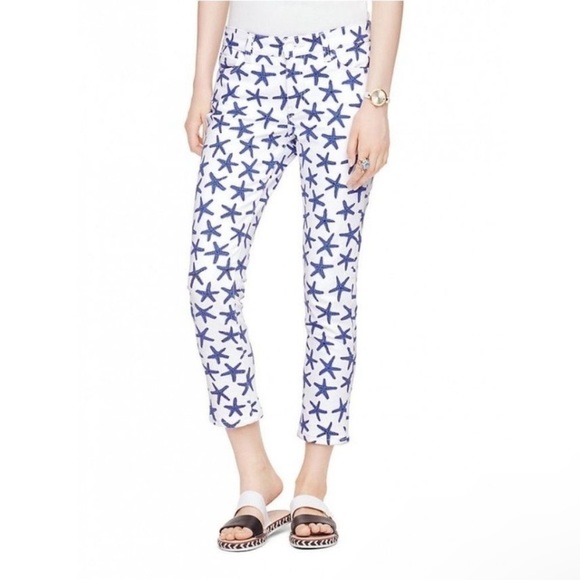 KATE SPADE Broome Street Starfish Capri Jeans - Picture 1 of 7